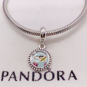 Pandora St.Thomas Exclusive Dangle Charm Pendant /Exclusive Enamel Dangle